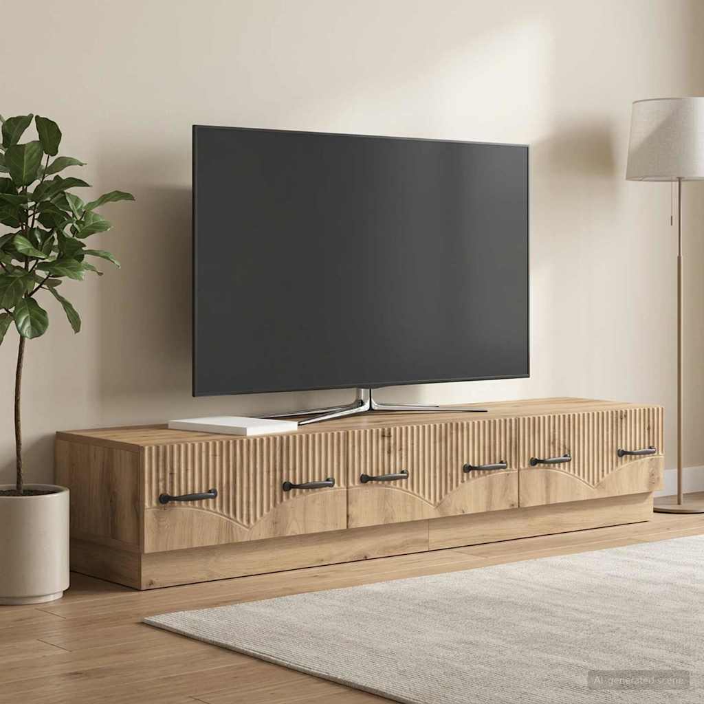 TV-skab Artisan-eg 147 x 34,5 x 27 cm Konstrueret træ