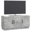 TV-skab Betongrå 99 x 34,5 x 47 cm Konstrueret træ