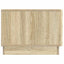 Sofabord med skuffe Sonoma-eg 49 x 50 x 37 cm Konstrueret træ