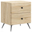 Natskab 2 pcs Sonoma-eg 43 x 34,5 x 47,5 cm Konstrueret træ