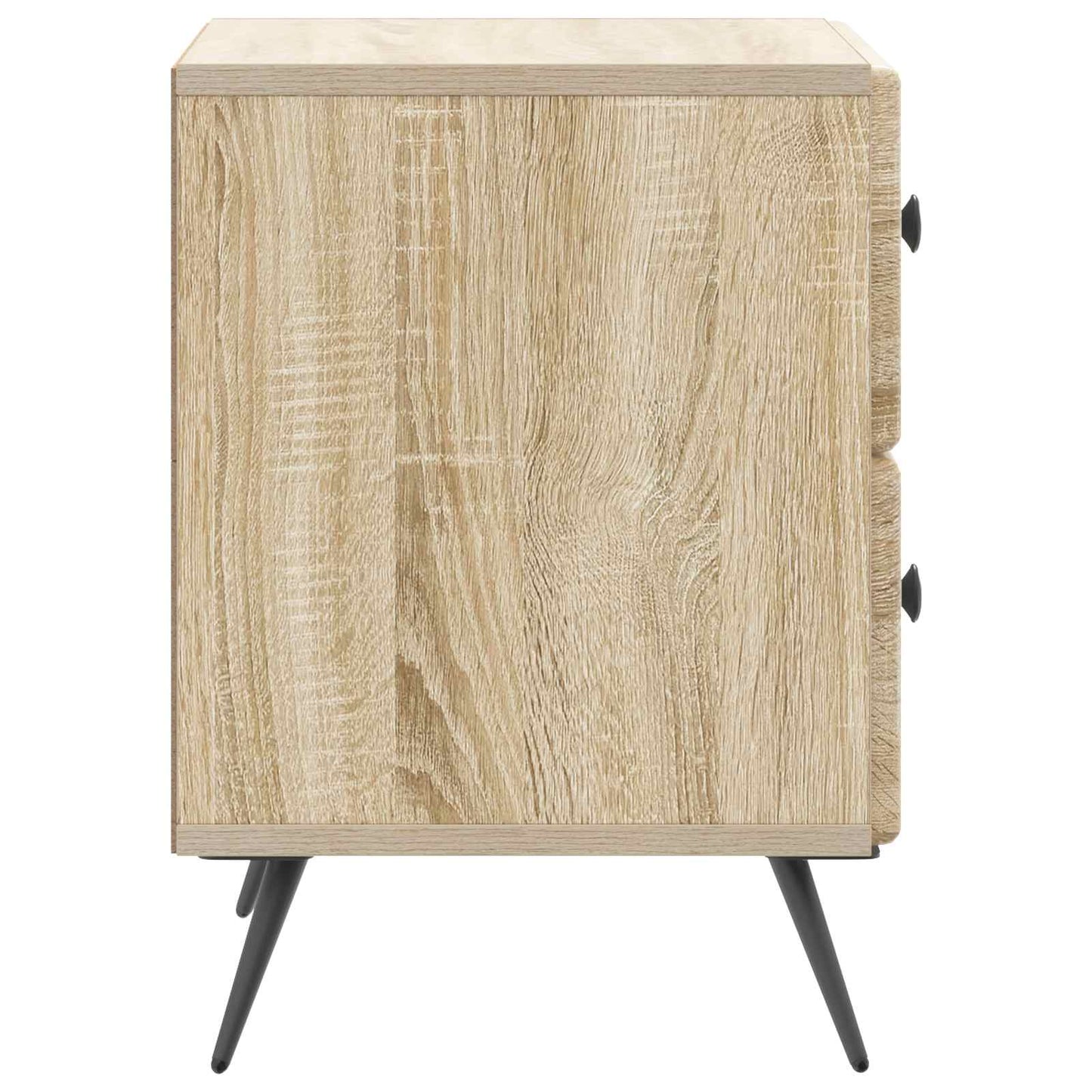 Natskab 2 stk. Sonoma-eg 43 x 34,5 x 47,5 cm Konstrueret træ