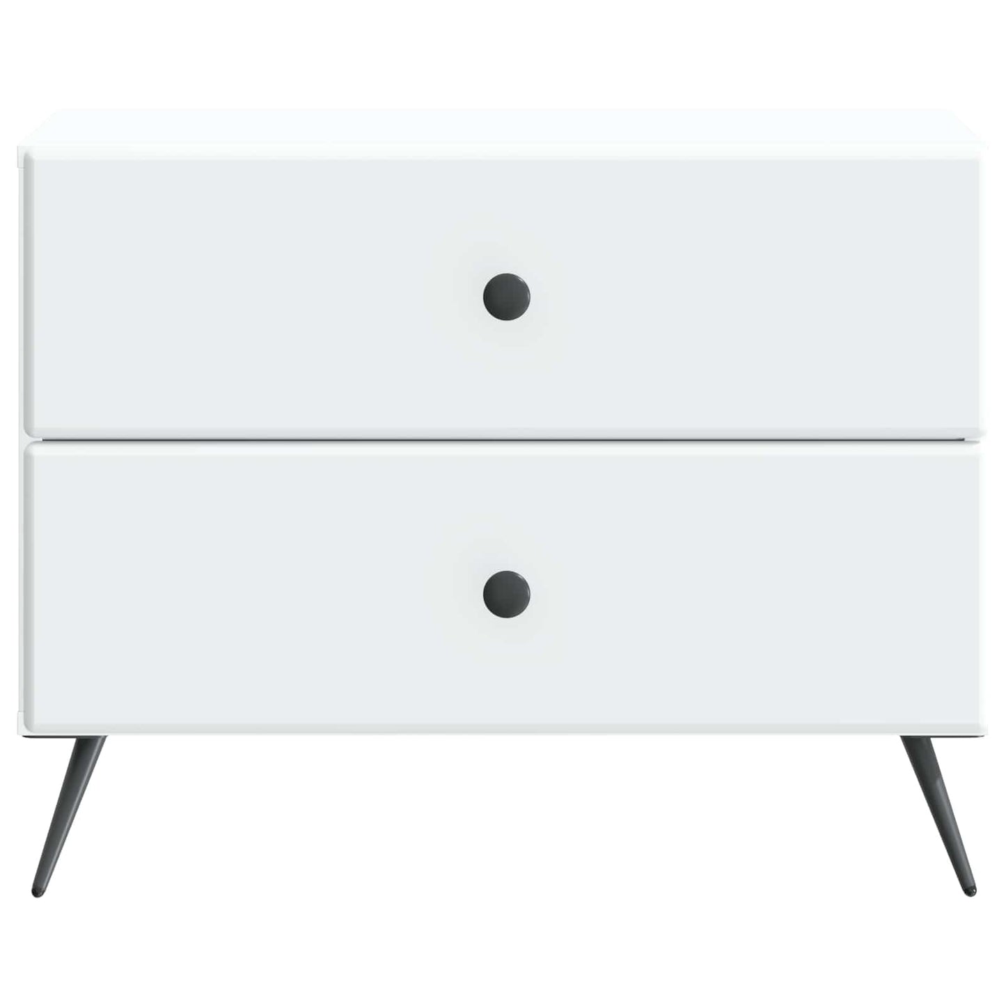 Natskab med skuffe Hvid 62 x 34,5 x 47,5 cm Konstrueret træ