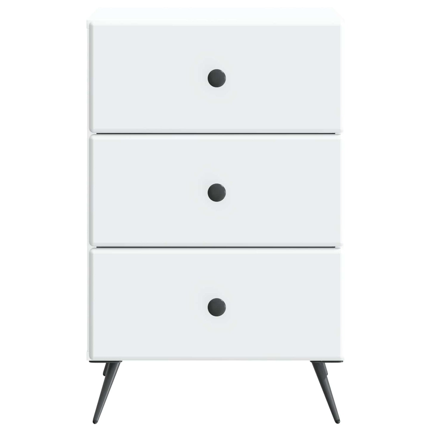 Natskab med skuffe Hvid 43 x 41 x 66,5 cm Konstrueret træ