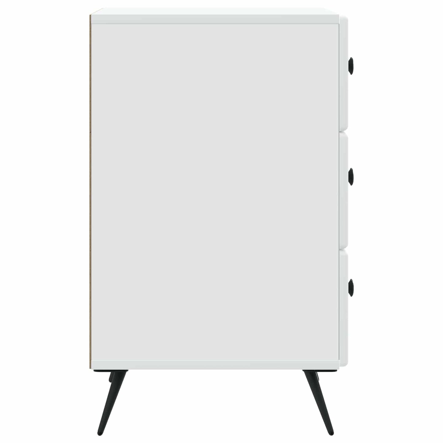 Natskab med skuffe Hvid 43 x 41 x 66,5 cm Konstrueret træ