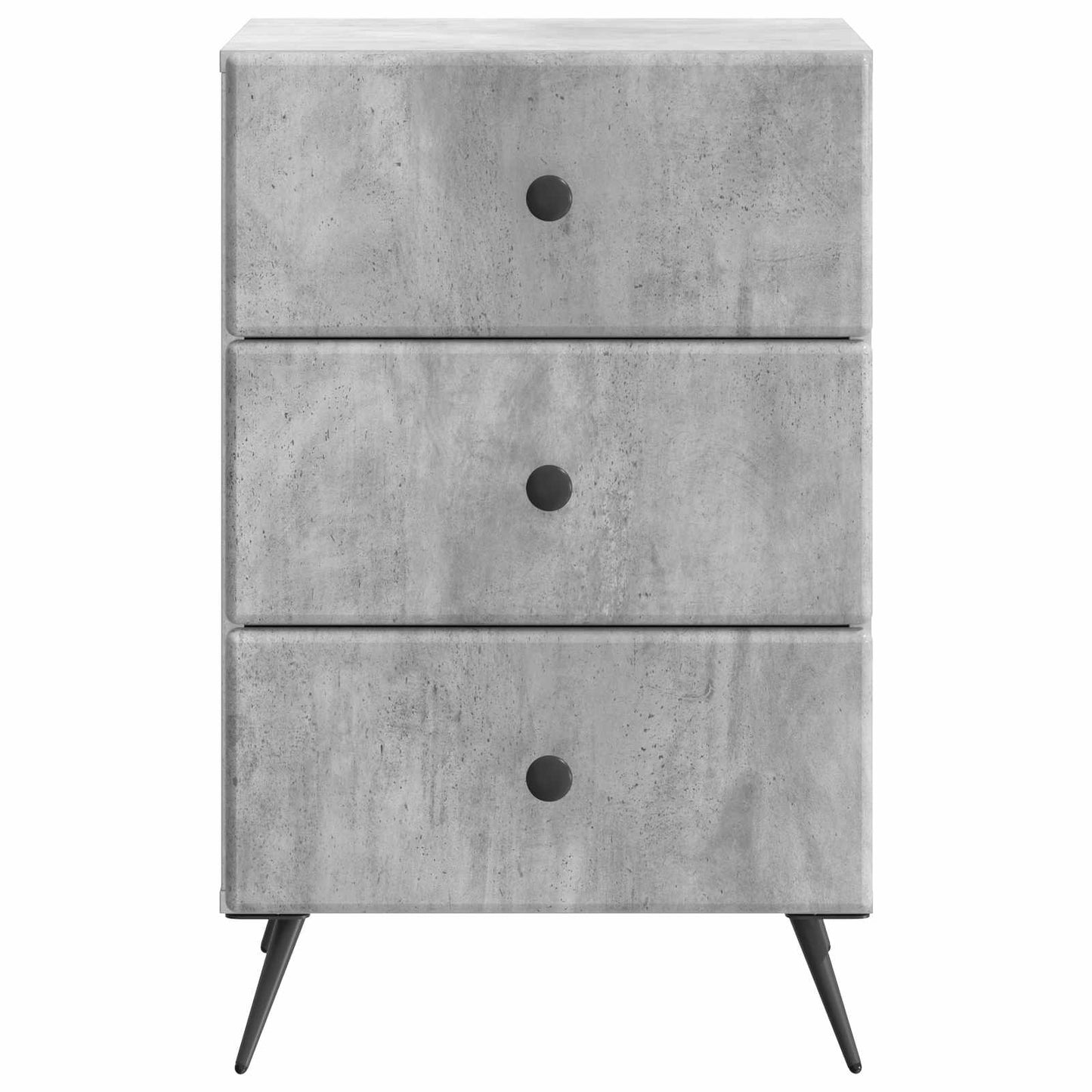 Natskab med skuffe Betongrå 43 x 41 x 66,5 cm Konstrueret træ