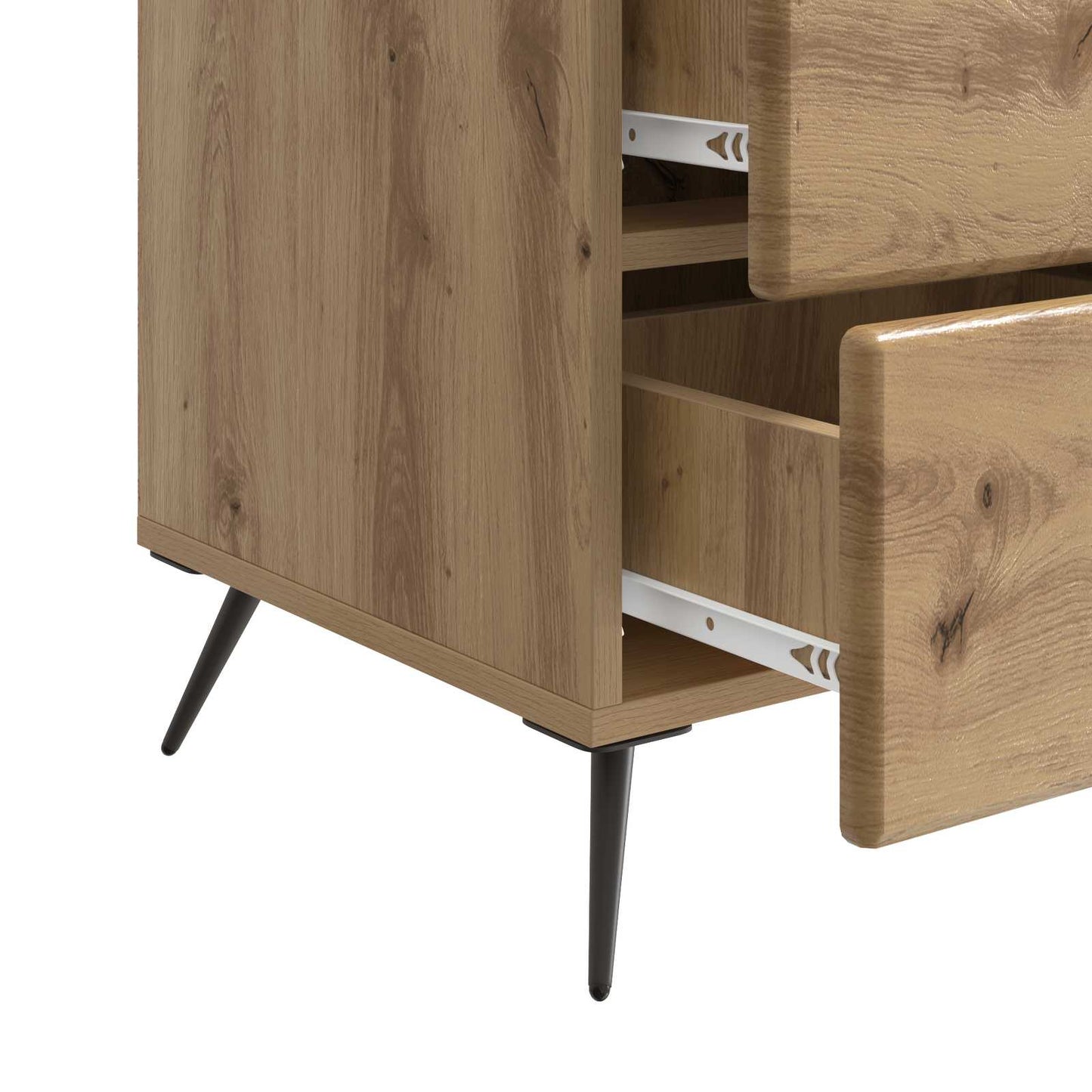 Natskab med skuffe Artisan-eg 43 x 41 x 66,5 cm Konstrueret træ