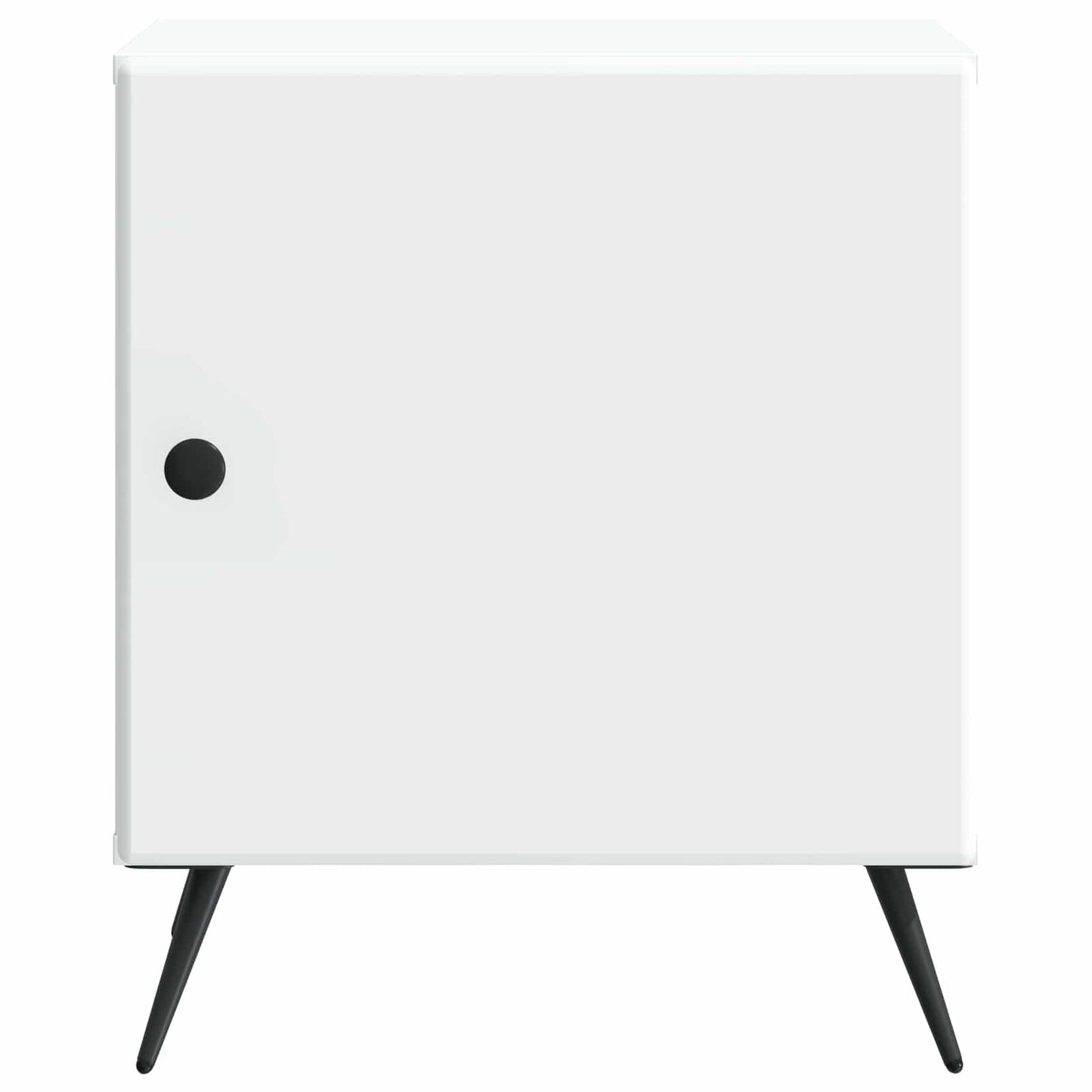 Natskab 2 pcs Hvid 43 x 34,5 x 50 cm Konstrueret træ