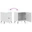 Natskab 2 pcs Hvid 43 x 34,5 x 50 cm Konstrueret træ