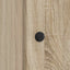 Natskab 2 pcs Sonoma-eg 43 x 34,5 x 50 cm Konstrueret træ