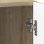 Natskab 2 pcs Sonoma-eg 43 x 34,5 x 50 cm Konstrueret træ
