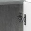 Natskab 2 pcs Betongrå 43 x 34,5 x 50 cm Konstrueret træ