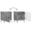Natskab 2 pcs Betongrå 43 x 34,5 x 50 cm Konstrueret træ