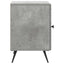 Natskab 2 pcs Betongrå 43 x 34,5 x 50 cm Konstrueret træ