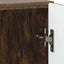 Natskab 2 pcs Røget eg 43 x 34,5 x 50 cm Konstrueret træ