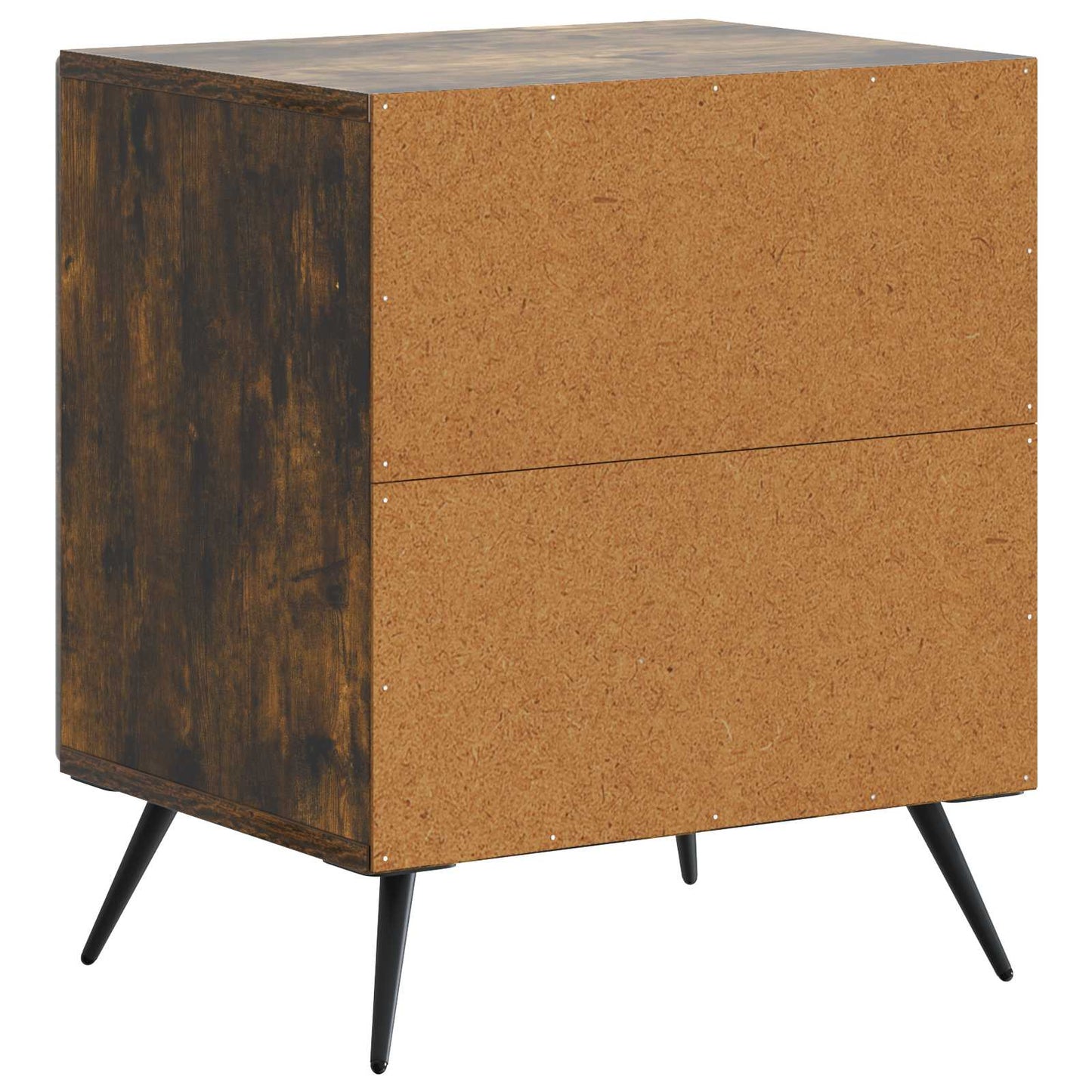 Natskab 2 pcs Røget eg 43 x 34,5 x 50 cm Konstrueret træ