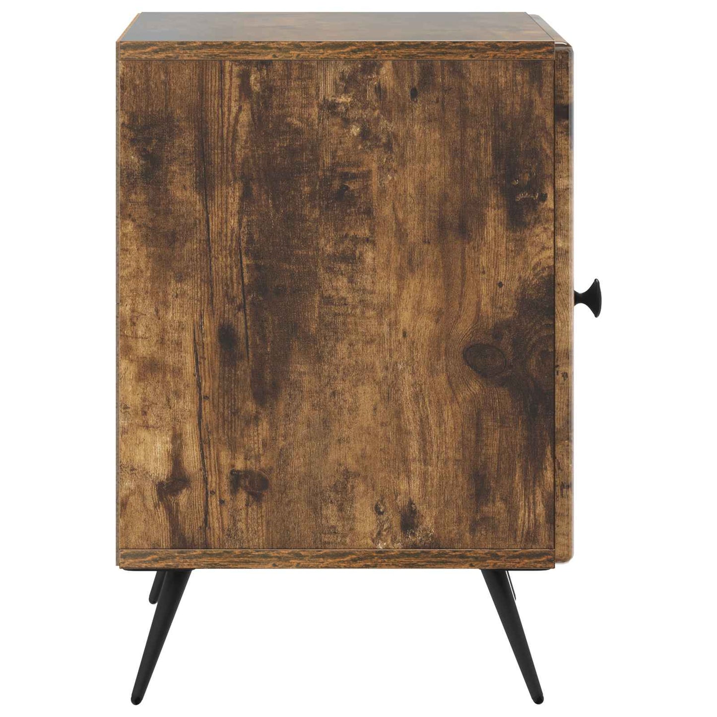 Natskab 2 pcs Røget eg 43 x 34,5 x 50 cm Konstrueret træ