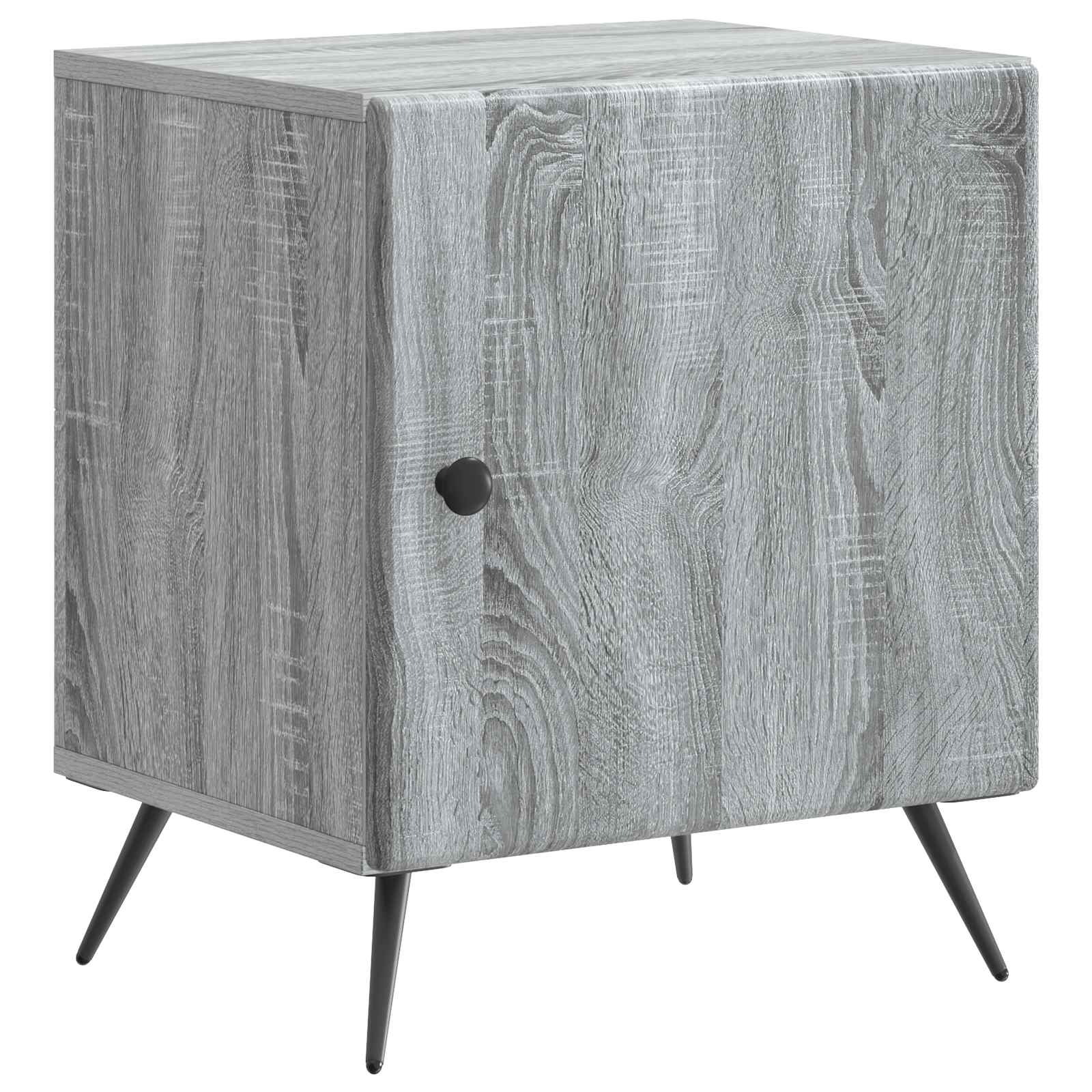 Natskab Grå sonoma-eg 43 x 34,5 x 50 cm Konstrueret træ billede