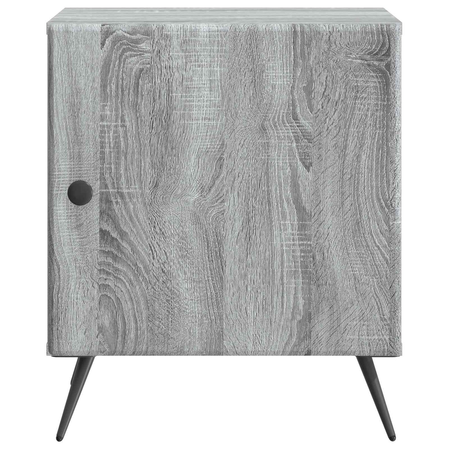 Natskab 2 pcs Grå sonoma-eg 43 x 34,5 x 50 cm Konstrueret træ