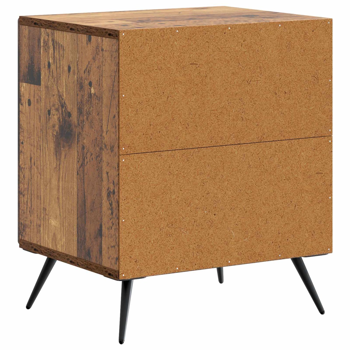 Natskab 2 pcs Gammelt træ 43 x 34,5 x 50 cm Konstrueret træ