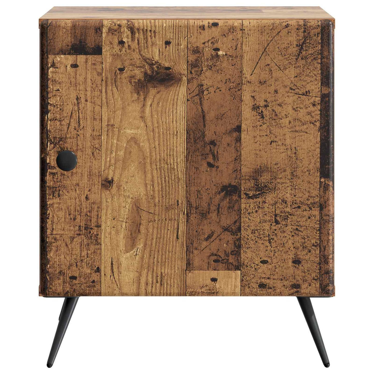 Natskab 2 pcs Gammelt træ 43 x 34,5 x 50 cm Konstrueret træ