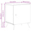 Natskab 2 pcs Gammelt træ 43 x 34,5 x 50 cm Konstrueret træ
