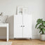 Sideboard Hvid 66 x 34,5 x 90 cm Konstrueret træ