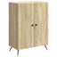 Sideboard Sonoma-eg 66 x 34,5 x 90 cm Konstrueret træ