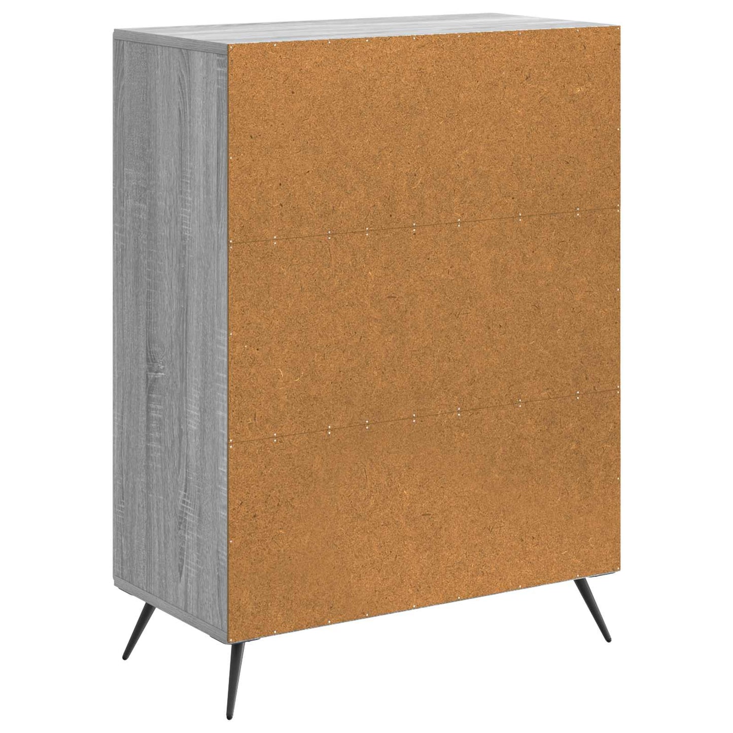 Sideboard Grå sonoma-eg 66 x 34,5 x 90 cm Konstrueret træ