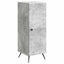 Sideboard Betongrå 33 x 34,5 x 90 cm Konstrueret træ