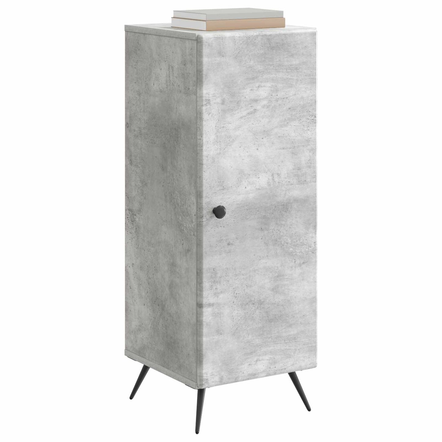 Sideboard Betongrå 33 x 34,5 x 90 cm Konstrueret træ