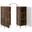 Sideboard Røget eg 33 x 34,5 x 90 cm Konstrueret træ