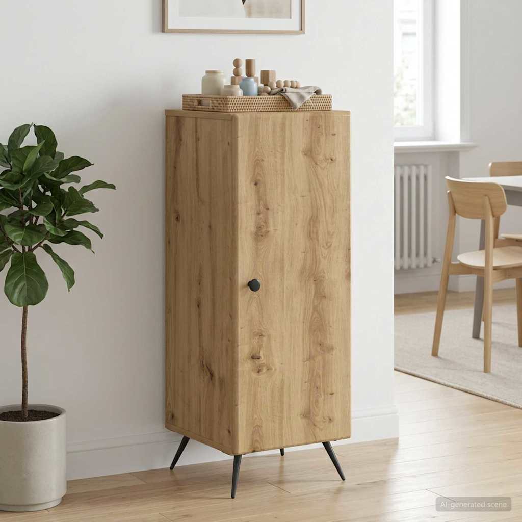 Sideboard Artisan-eg 33 x 34,5 x 90 cm Konstrueret træ
