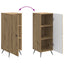 Sideboard Artisan-eg 33 x 34,5 x 90 cm Konstrueret træ