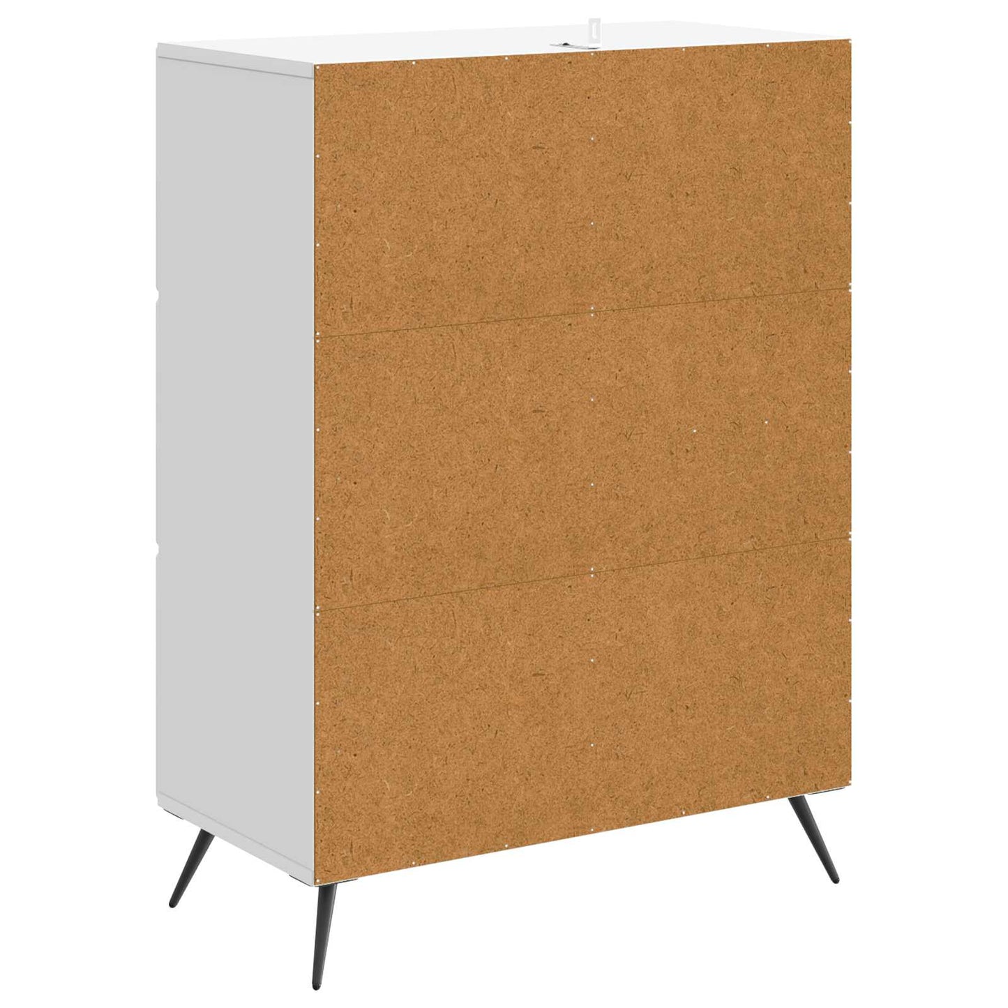Sideboard Hvid 66 x 34,5 x 90 cm Konstrueret træ