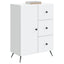 Sideboard Hvid 66 x 34,5 x 90 cm Konstrueret træ