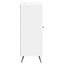 Sideboard Hvid højglans 66 x 34,5 x 90 cm Konstrueret træ