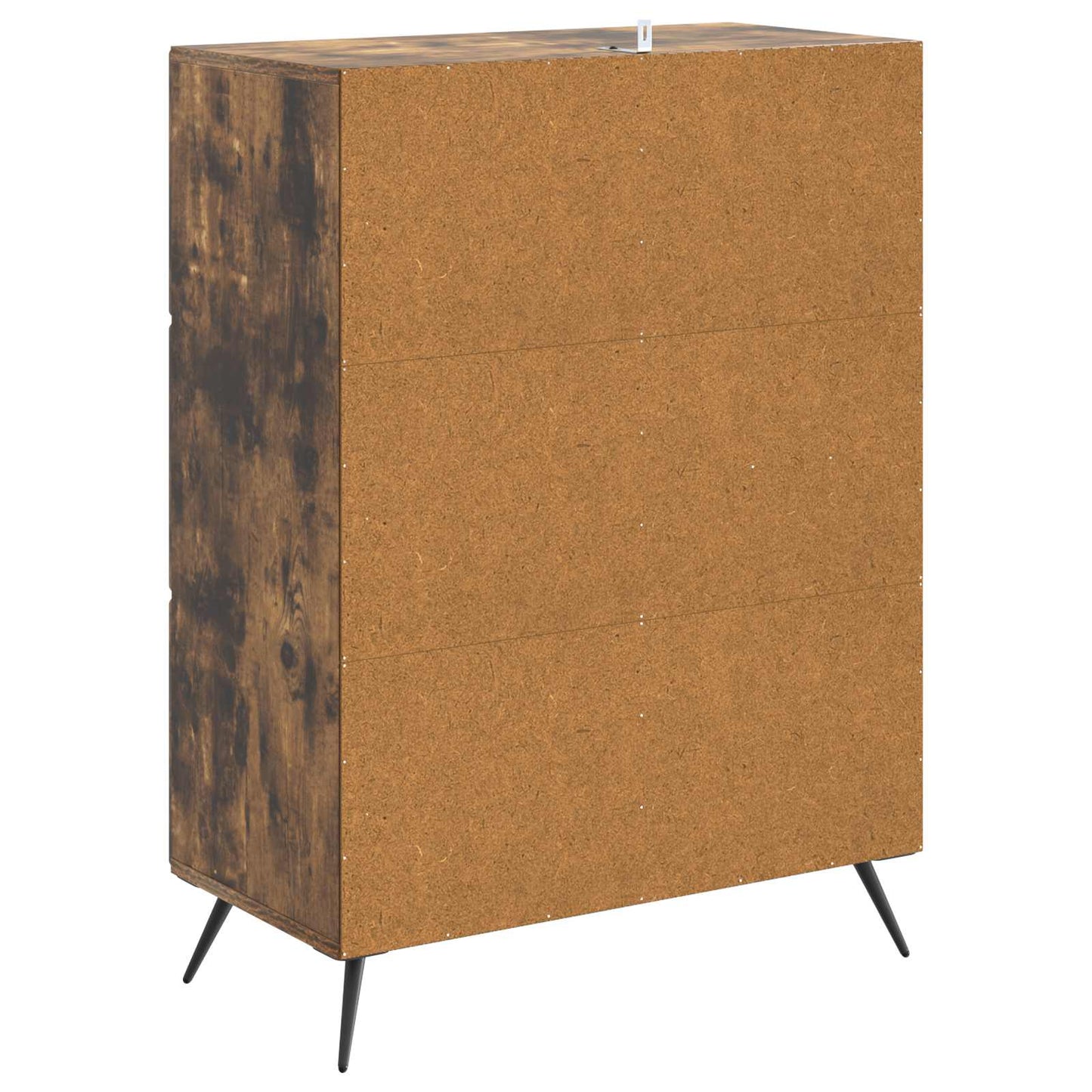 Sideboard med skuffe Røget eg 66 x 34,5 x 90 cm Konstrueret træ