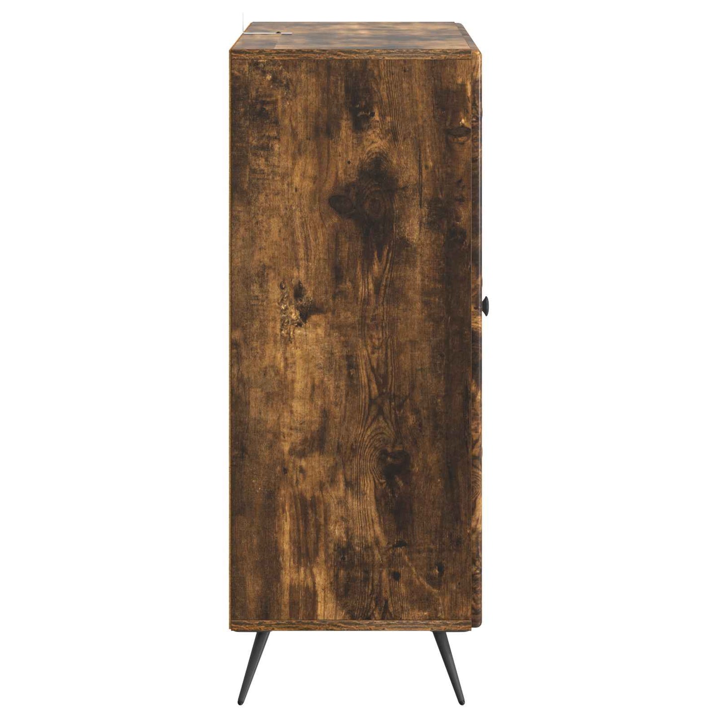 Sideboard med skuffe Røget eg 66 x 34,5 x 90 cm Konstrueret træ