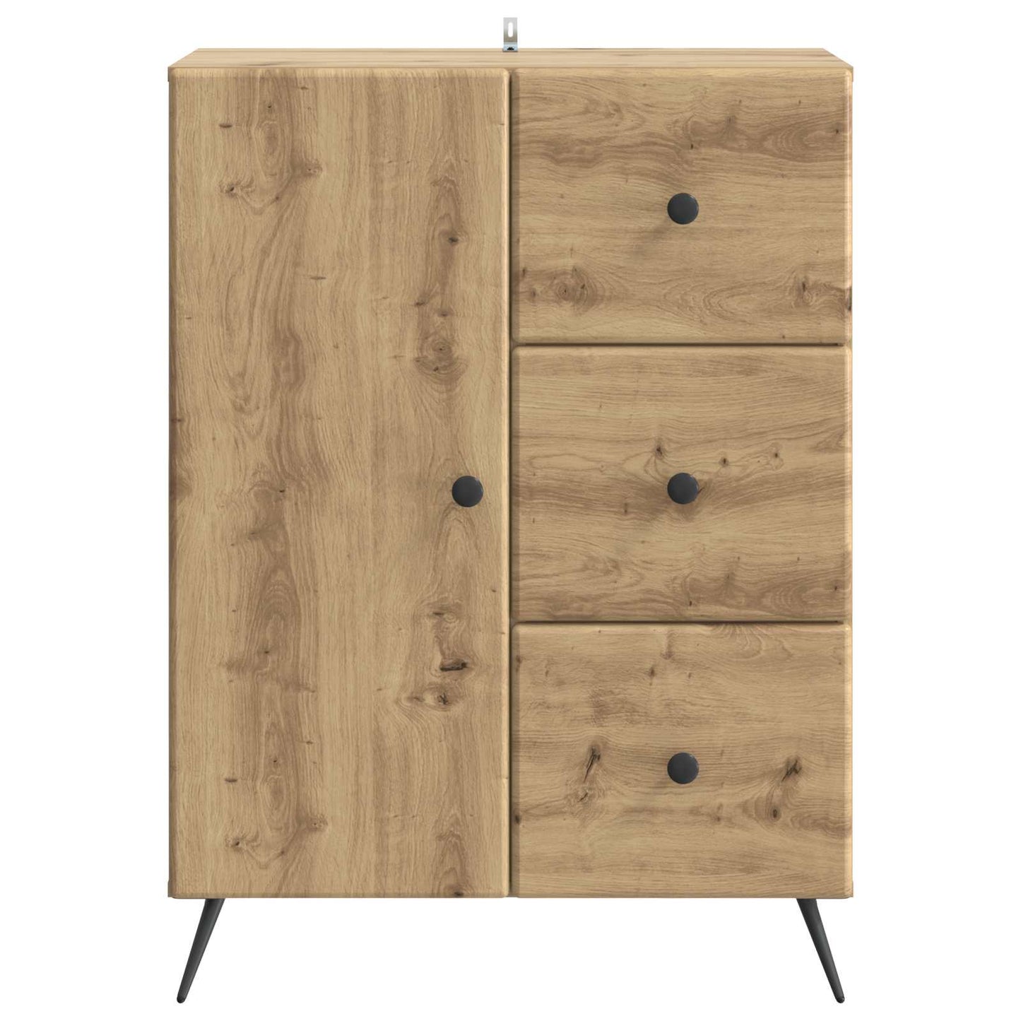 Sideboard Artisan-eg 66 x 34,5 x 90 cm Konstrueret træ