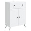 Sideboard Hvid 66 x 34,5 x 90 cm Konstrueret træ