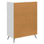 Sideboard Hvid 66 x 34,5 x 90 cm Konstrueret træ