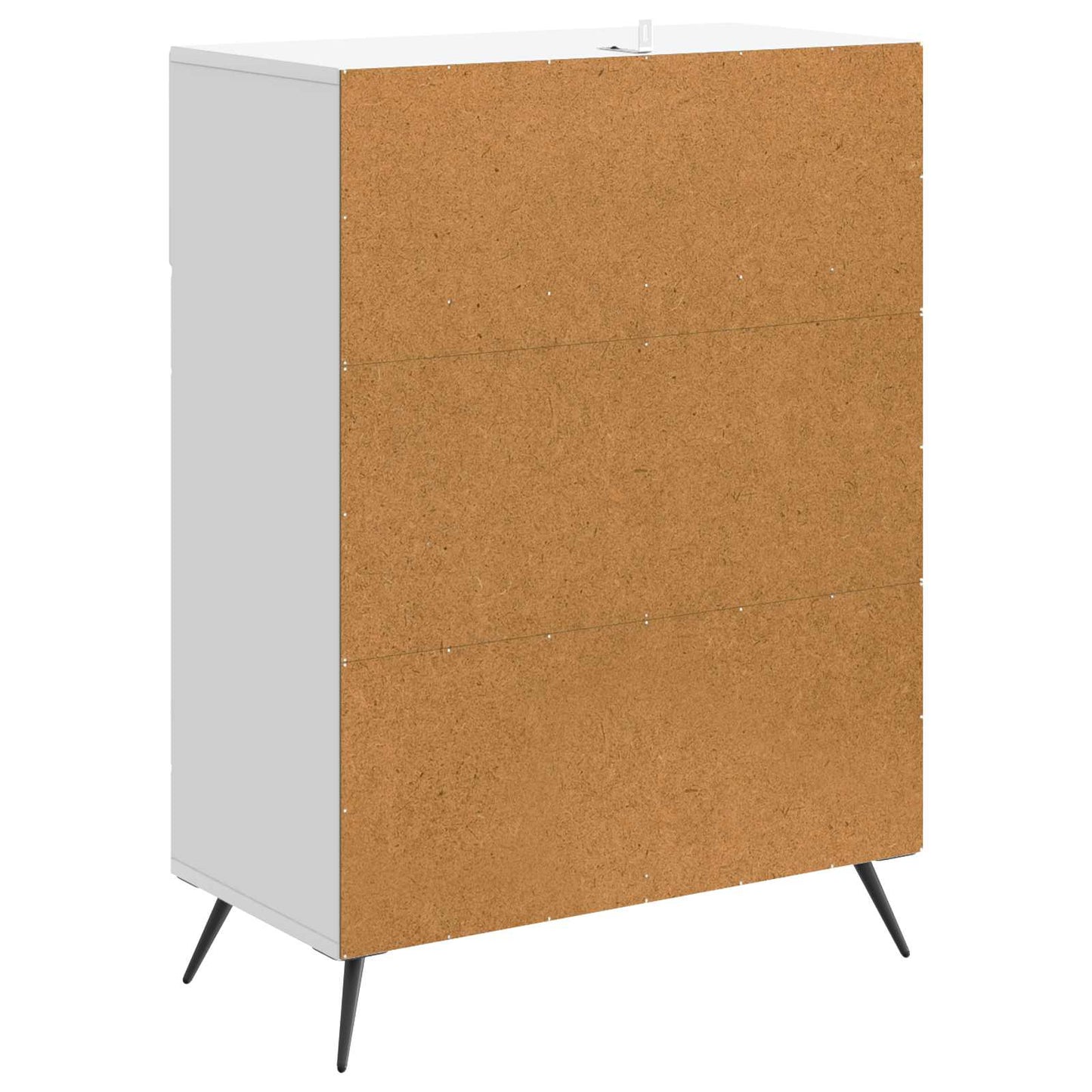 Sideboard Hvid 66 x 34,5 x 90 cm Konstrueret træ
