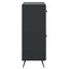 Sideboard med skuffe Sort 66 x 34,5 x 90 cm Konstrueret træ