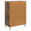 Sideboard med skuffe Røget eg 66 x 34,5 x 90 cm Konstrueret træ