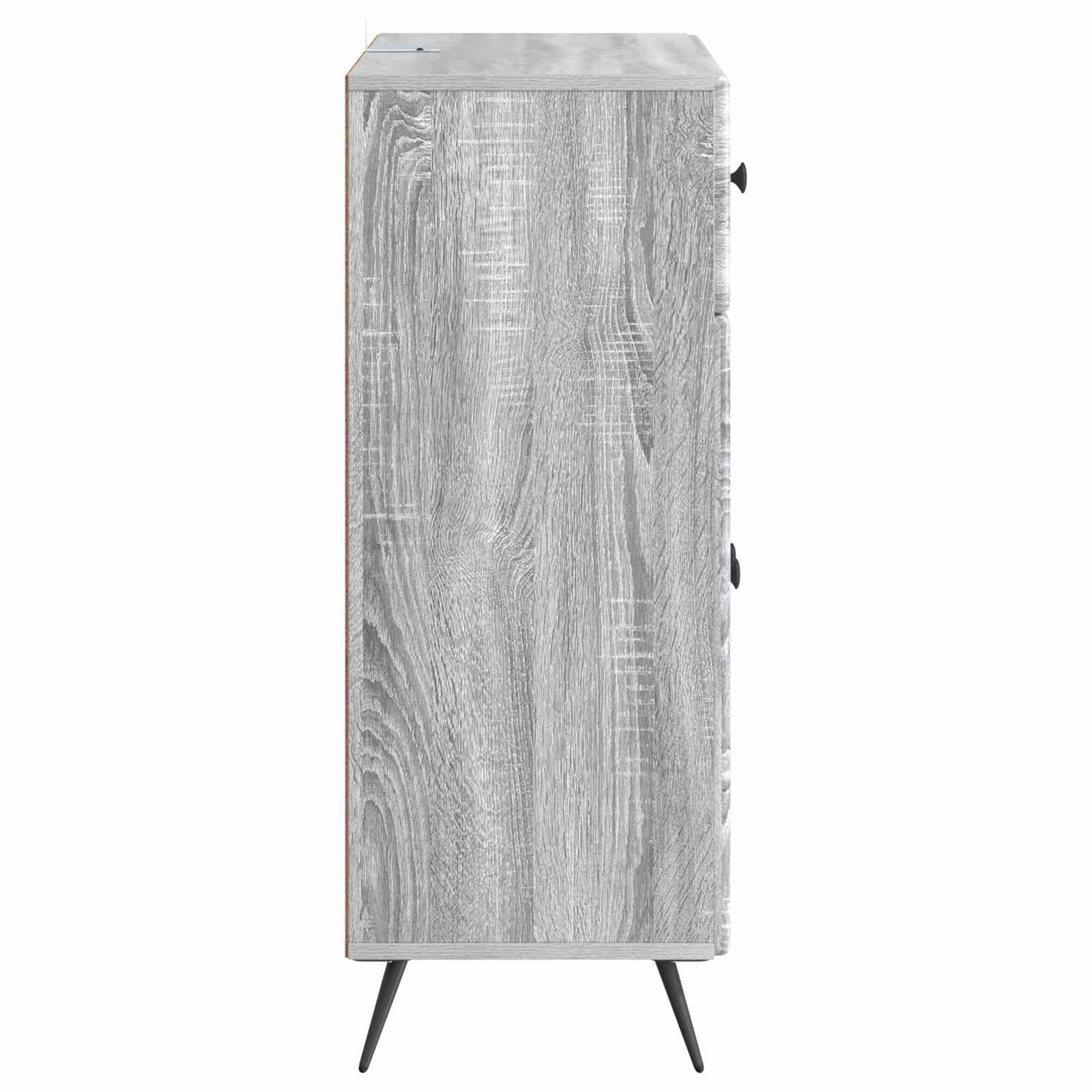 Sideboard Grå sonoma-eg 66 x 34,5 x 90 cm Konstrueret træ