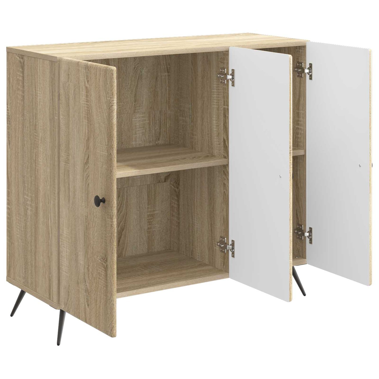 Sideboard Sonoma-eg 89 x 34,5 x 80 cm Konstrueret træ