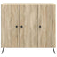 Sideboard Sonoma-eg 89 x 34,5 x 80 cm Konstrueret træ