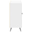 Sideboard Hvid højglans 89 x 34,5 x 80 cm Konstrueret træ
