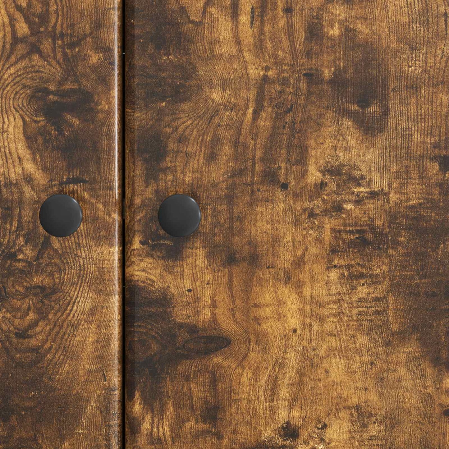 Sideboard Røget eg 89 x 34,5 x 80 cm Konstrueret træ