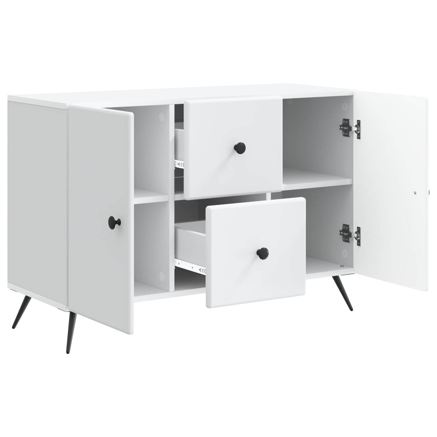 Sideboard Hvid 89 x 34,5 x 60 cm Konstrueret træ